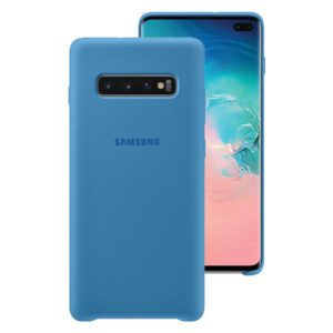 Étui Silicone Bleu pour Samsung S10 Plus